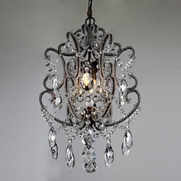 Lustre moderno design vintage lustre loft luminária de cristal lustre luminária suspensa