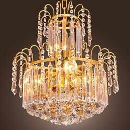 Lustre de Cristal de Luxo com 7 Luzes