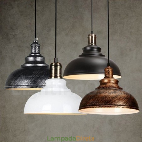 Luminária pendente moderna contemporânea de liga de alumínio com 1 luz e sombra de liga de alumínio Luminária pendente moderna contemporânea de liga de alumínio com 1 luz e sombra de liga de alumínio