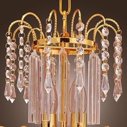 Lustre de Cristal de Luxo com 7 Luzes