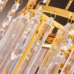 Lustre de Cristal de Luxo com 7 Luzes