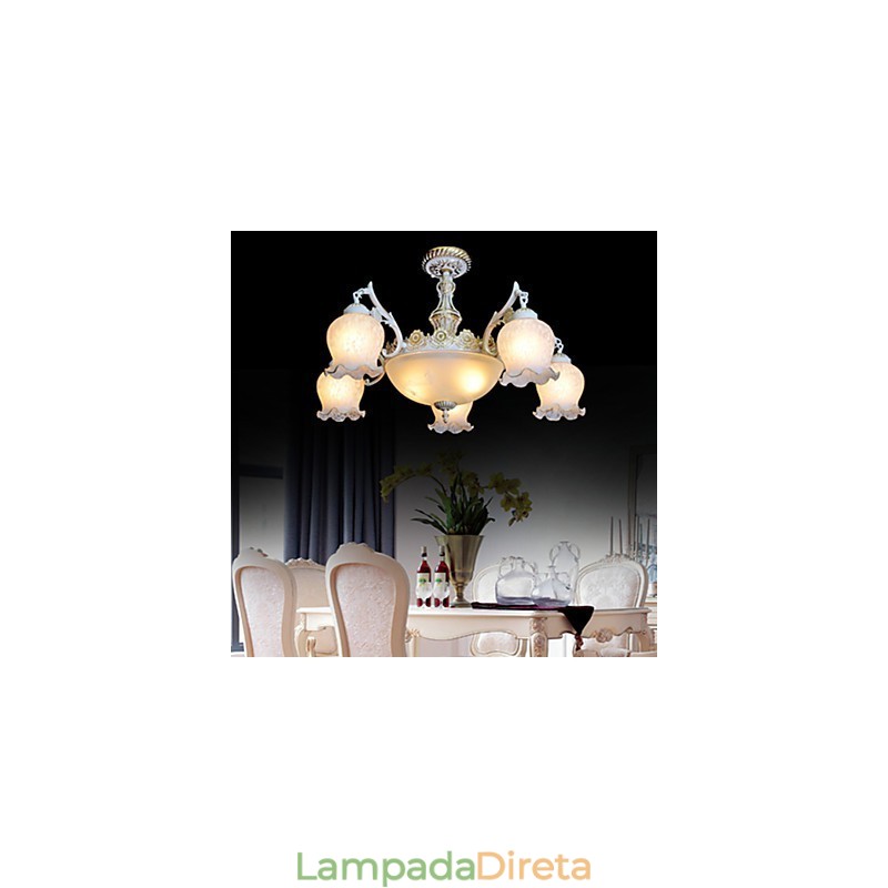 Lustre Tradicional Clássico Vintage Retro Metal