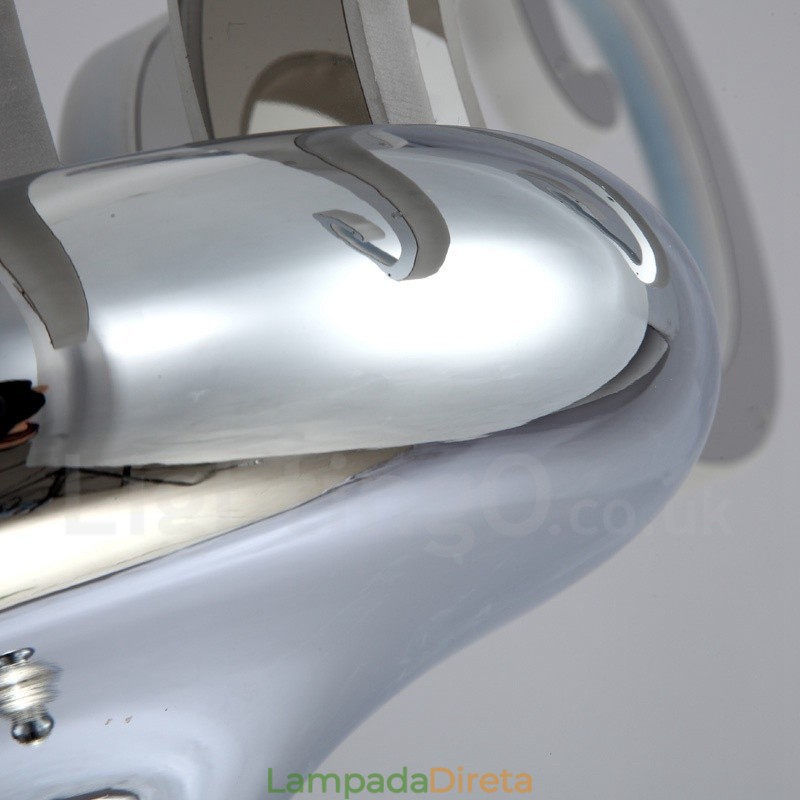 Lustre moderno contemporâneo regulável de aço com 12 luzes e cúpula de acrílico