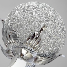 Lustre moderno contemporâneo regulável de aço com 8 luzes e sombra de liga de alumínio