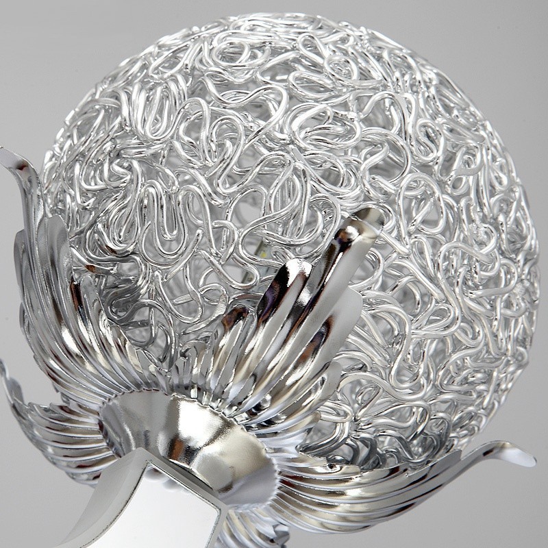 Lustre moderno contemporâneo regulável de aço com 12 luzes e sombra de liga de alumínio