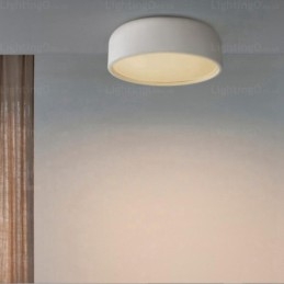 1 Luzes de teto nórdicas com cúpula de acrílico