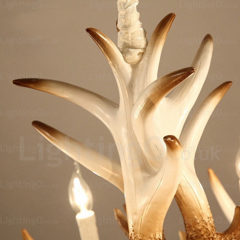 Lustre retrô vintage de 6 luzes
