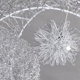 Luminária pendente moderna contemporânea de 5 luzes