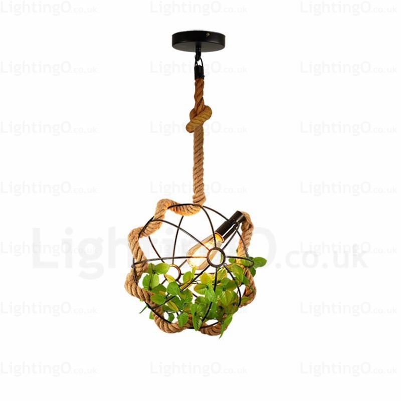 1 Luz Country Rústico Vintage Retro Pendente Luz