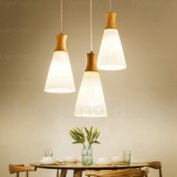 1 luz moderna contemporânea nórdica pendente luz com cúpula de vidro