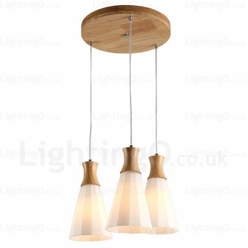 1 luz moderna contemporânea nórdica pendente luz com cúpula de vidro