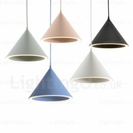 1 luz moderna contemporânea nórdica pendente com sombra de acrílico