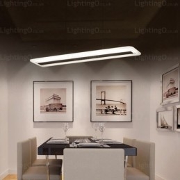 1 luz moderna contemporânea pendente com sombra de acrílico
