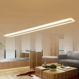 1 luz moderna contemporânea pendente com sombra de acrílico