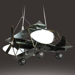 Lâmpada infantil Lâmpadas de avião E lanternas lâmpada Menino Desenho animado iluminação