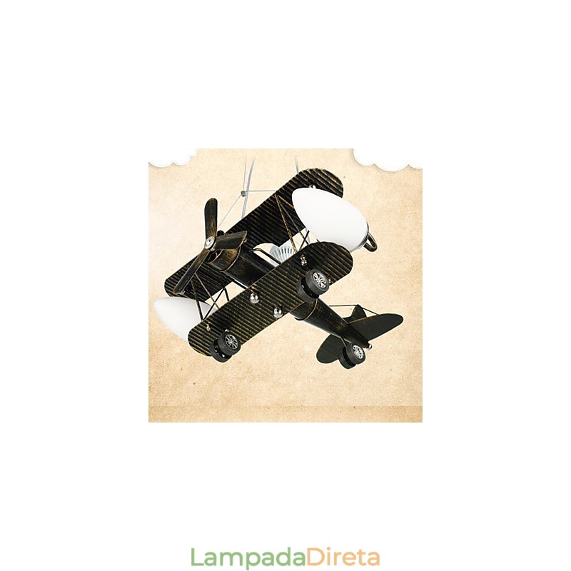 Lâmpada infantil Lâmpadas de avião E lanternas lâmpada Menino Desenho animado iluminação