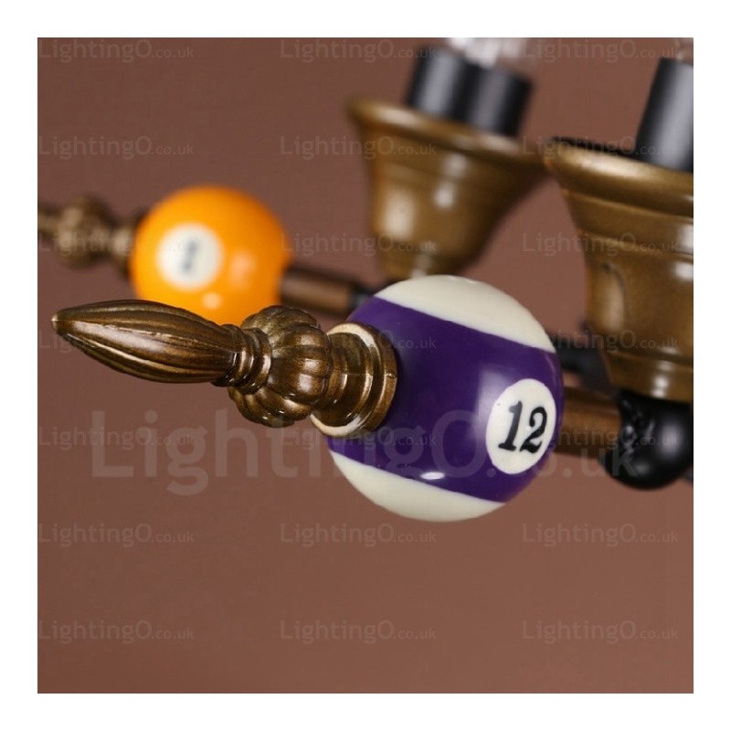 4 Luzes Country Rústico Vintage Retro Pendente Luz