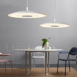 1 luz moderna contemporânea pendente com cúpula de vidro