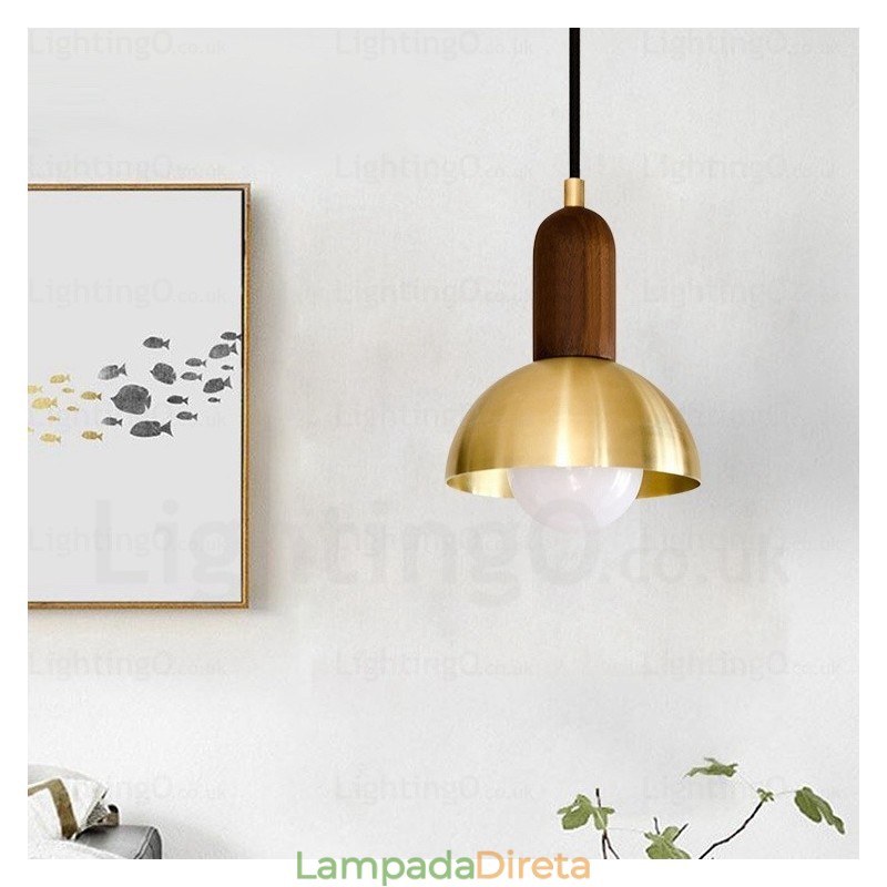 1 Luminária pendente nórdica