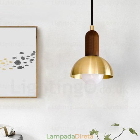 1 Luminária pendente nórdica 1 Luminária pendente nórdica
