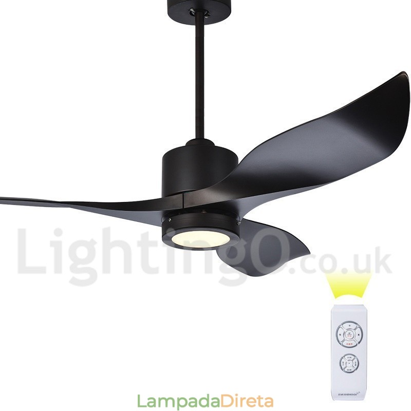 Ventilador de teto rústico Lodge Country de 52"