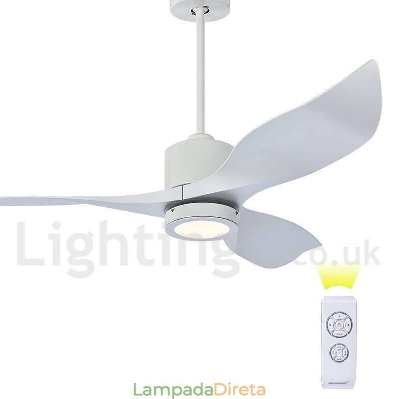 Ventilador de teto rústico Lodge Country de 52"
