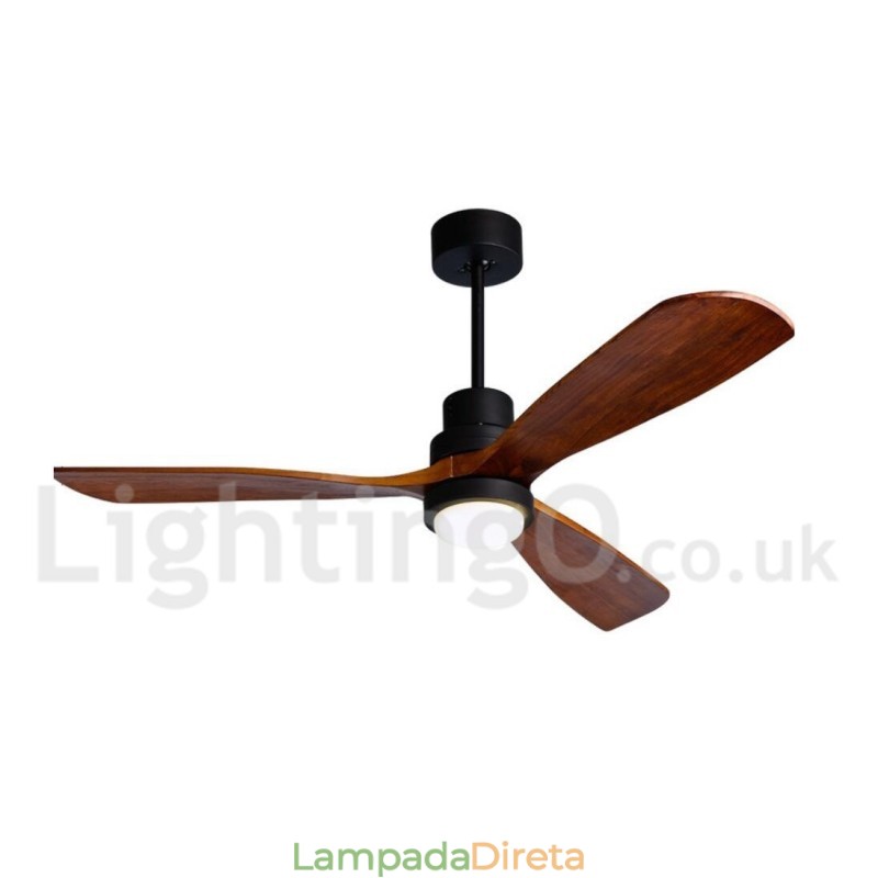 Ventilador de teto nórdico moderno contemporâneo de 36" 42" 52"