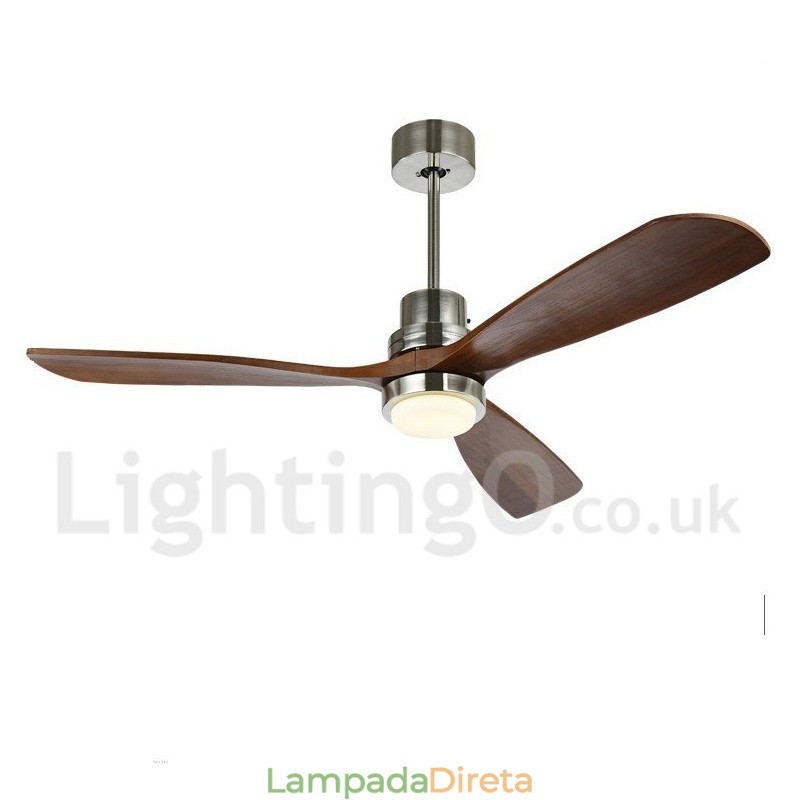 Ventilador de teto nórdico moderno contemporâneo de 36" 42" 52"