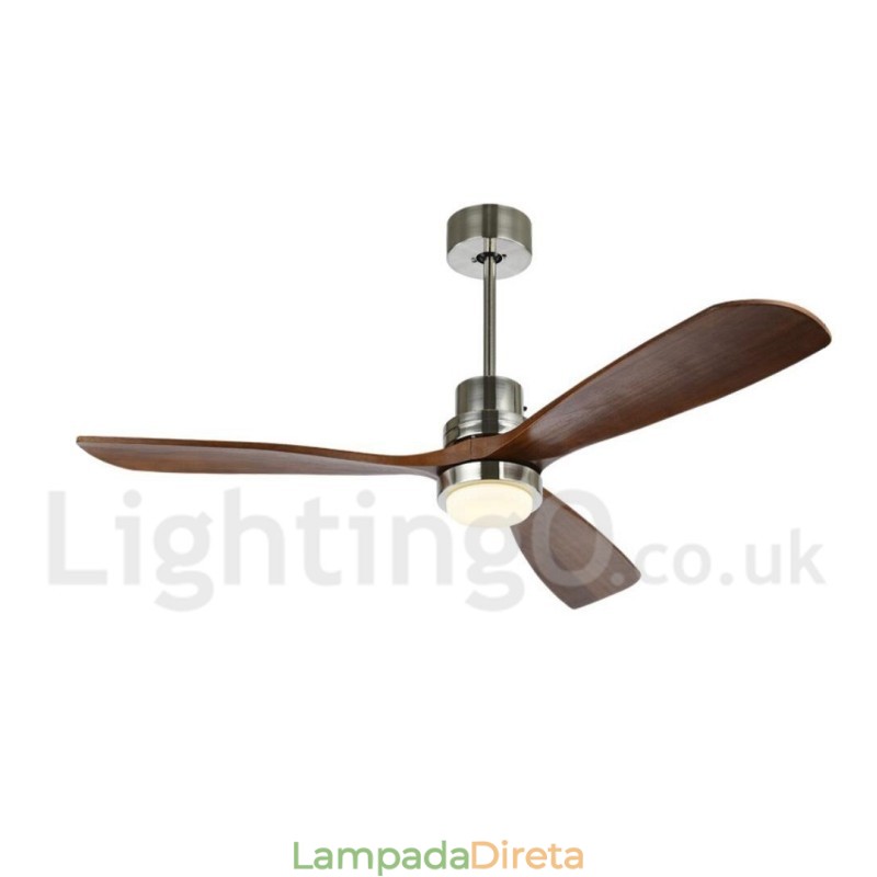 Ventilador de teto nórdico moderno contemporâneo de 36" 42" 52"