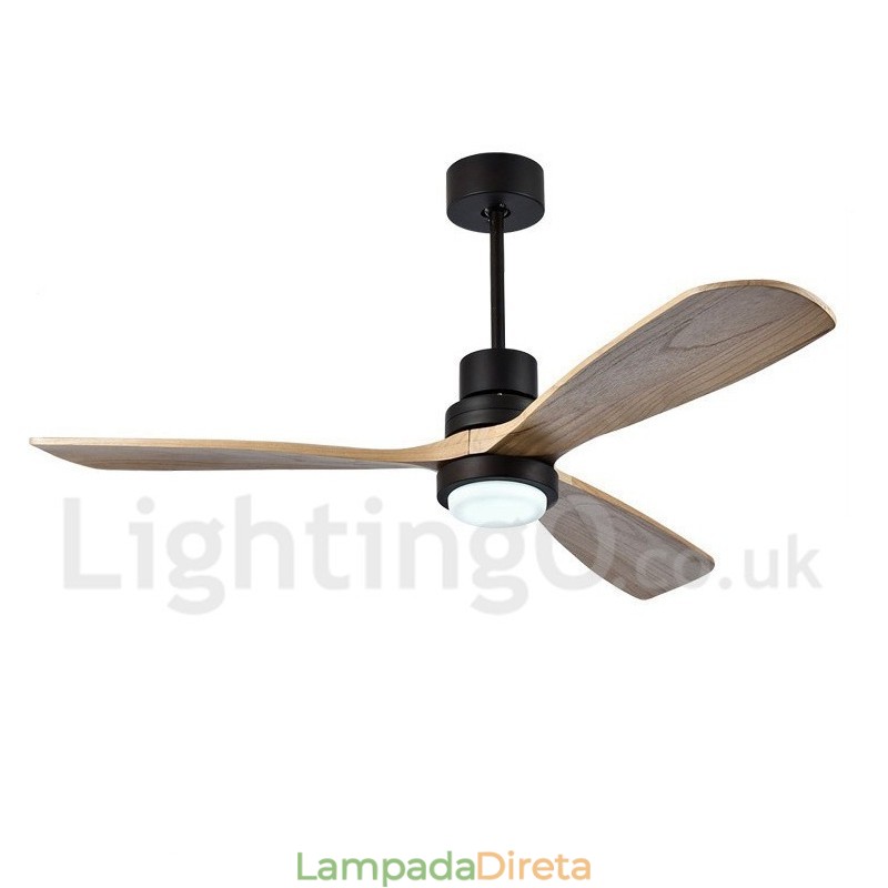 Ventilador de teto nórdico moderno contemporâneo de 42" e 52"