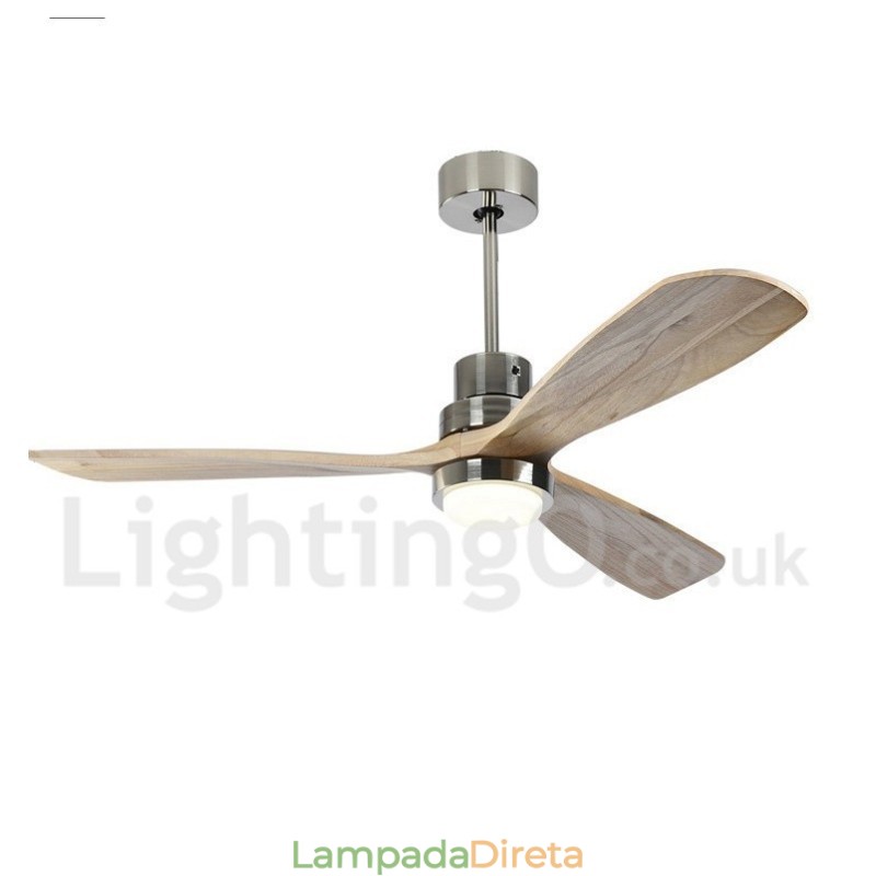 Ventilador de teto nórdico moderno contemporâneo de 36" 42" 52"