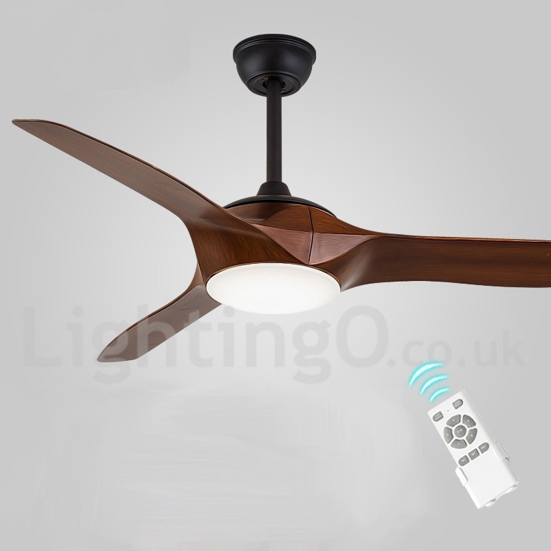 Ventilador de teto moderno e contemporâneo de estilo europeu de 52 pol.
