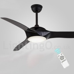 Ventilador de teto moderno e contemporâneo de estilo europeu de 52 pol.