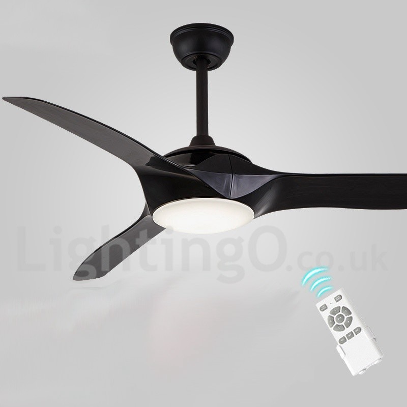 Ventilador de teto moderno e contemporâneo de estilo europeu de 52 pol.
