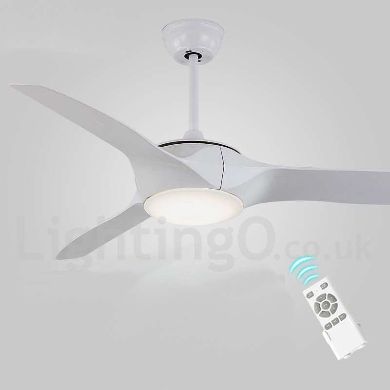 Ventilador de teto moderno e contemporâneo de estilo europeu de 52 pol.