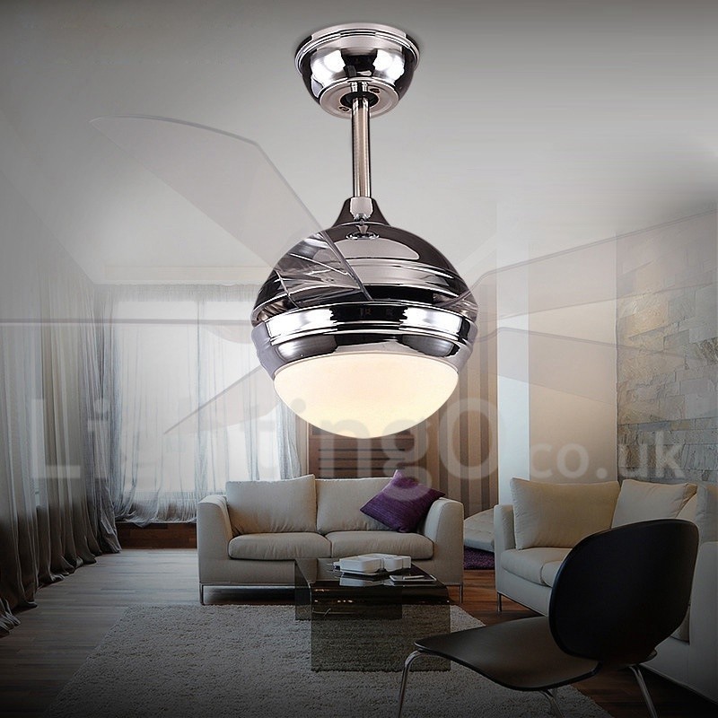 Ventilador de teto moderno e contemporâneo de estilo europeu de 52 pol.