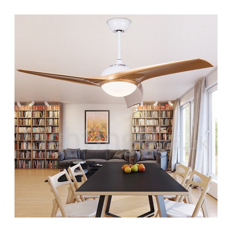 Ventilador de teto moderno e contemporâneo de estilo europeu de 52 pol.