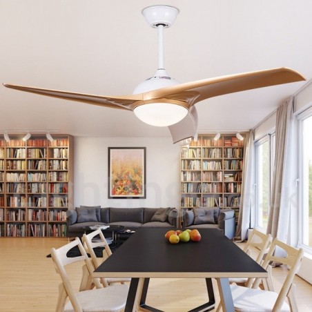Ventilador de teto moderno e contemporâneo de estilo europeu de 52 pol. Ventilador de teto moderno e contemporâneo de estilo europeu de 52 pol.