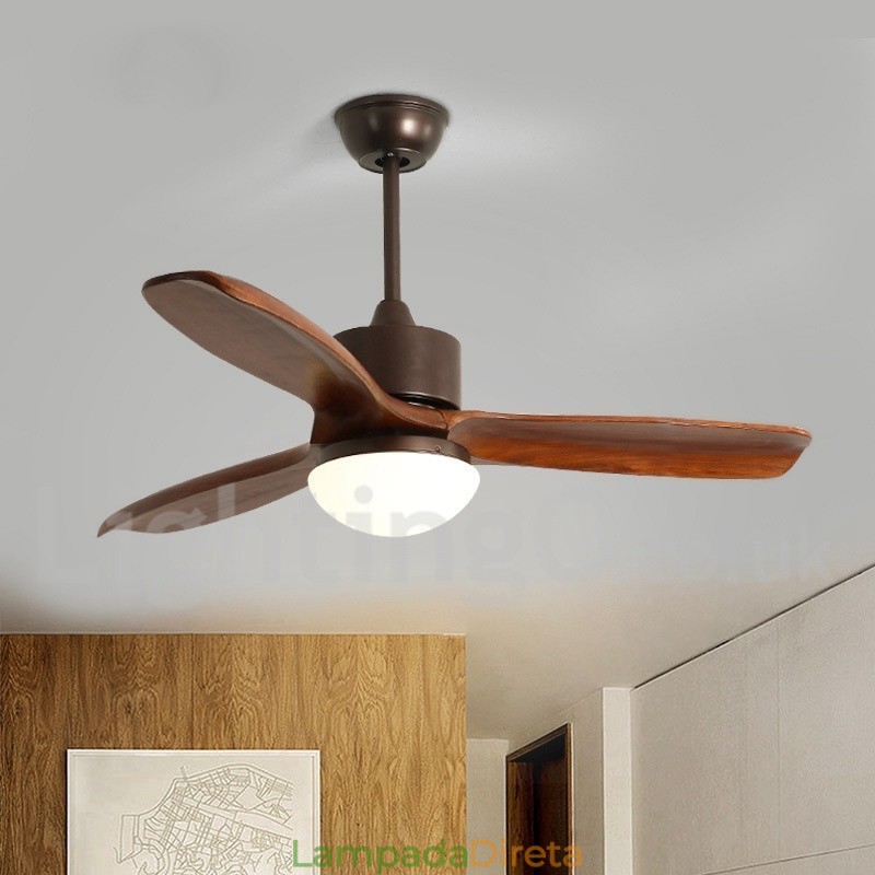 Ventilador de teto nórdico country de 42" e 48"