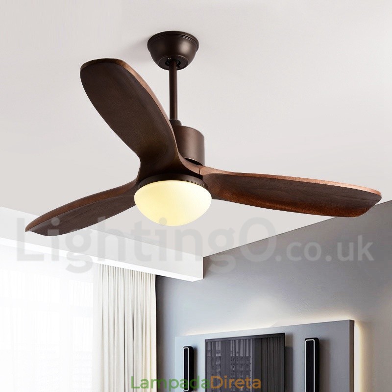 Ventilador de teto nórdico country de 42" e 48"