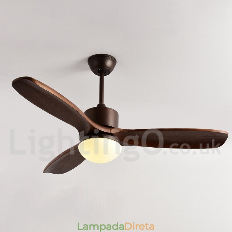Ventilador de teto nórdico country de 42" e 48"