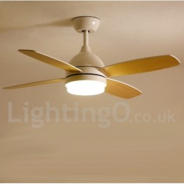 Ventilador de teto moderno e contemporâneo country nórdico de 42 pol.