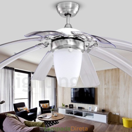 Ventilador de teto moderno contemporâneo de 42" Ventilador de teto moderno contemporâneo de 42"