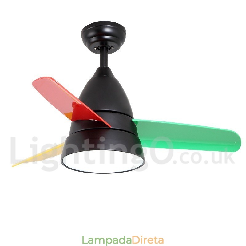 Ventilador de teto moderno contemporâneo de 26"