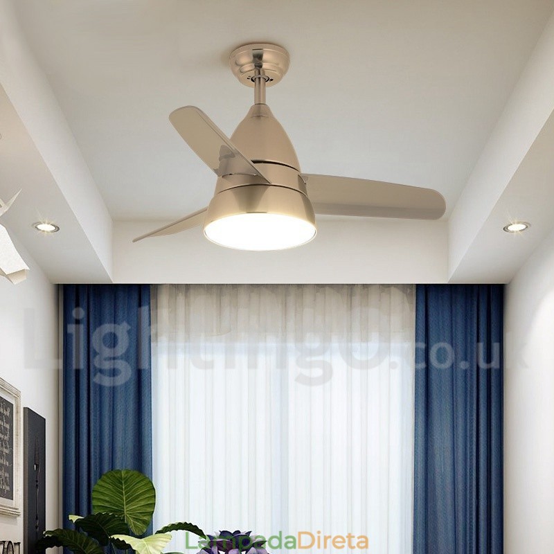 Ventilador de teto moderno contemporâneo de 26"