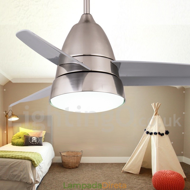 Ventilador de teto moderno contemporâneo de 26"