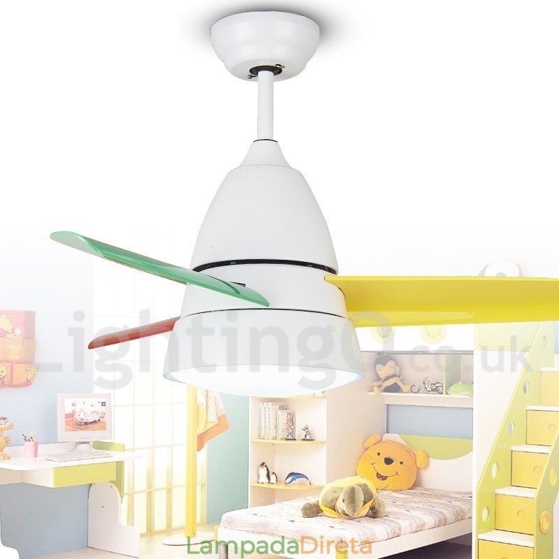 Ventilador de teto moderno contemporâneo de 26"