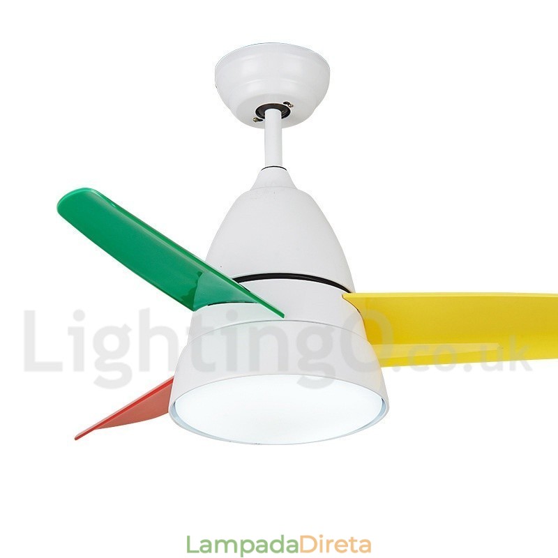 Ventilador de teto moderno contemporâneo de 26"
