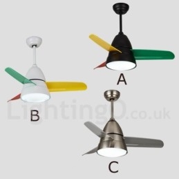 Ventilador de teto moderno contemporâneo de 26"