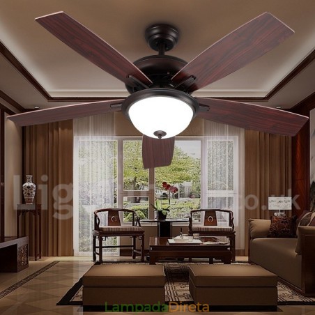 Ventilador de teto vintage Country Retro Rustic Lodge de 52" Ventilador de teto vintage Country Retro Rustic Lodge de 52"
